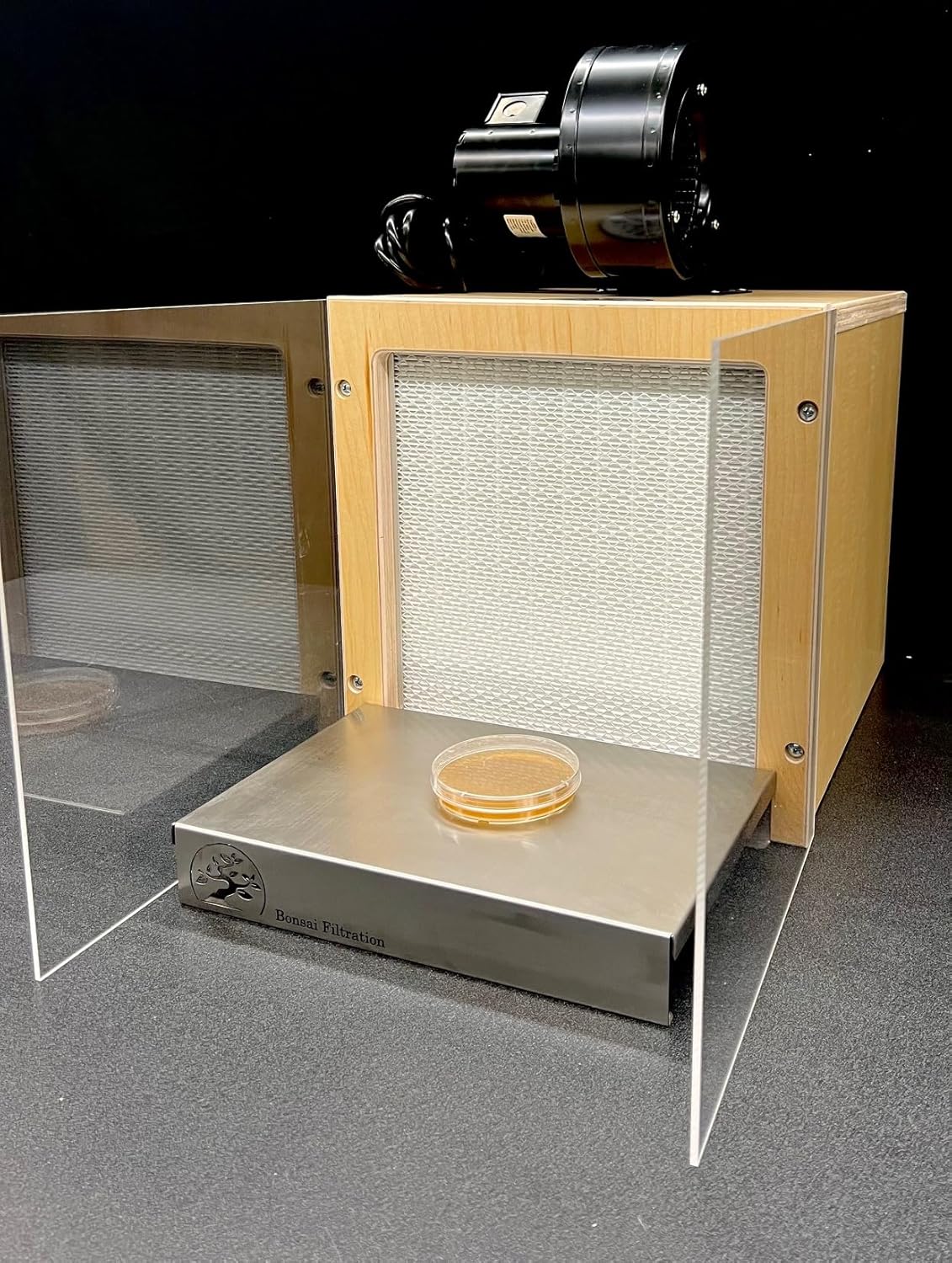 12" x 12" 99.99% HEPA Portable Horizontal True Laminar Flowhood 120V