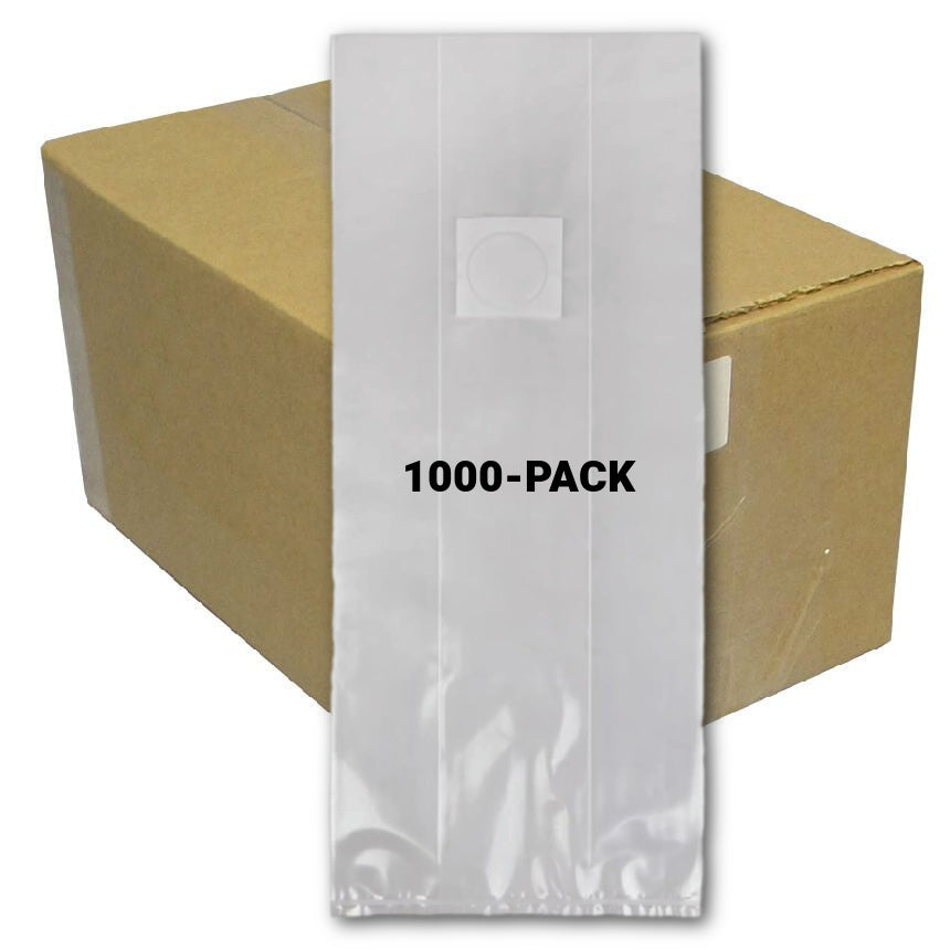 Premium 0.22 Micron Large Spawn Bags 8"x5"x20" (Case of 1,000)