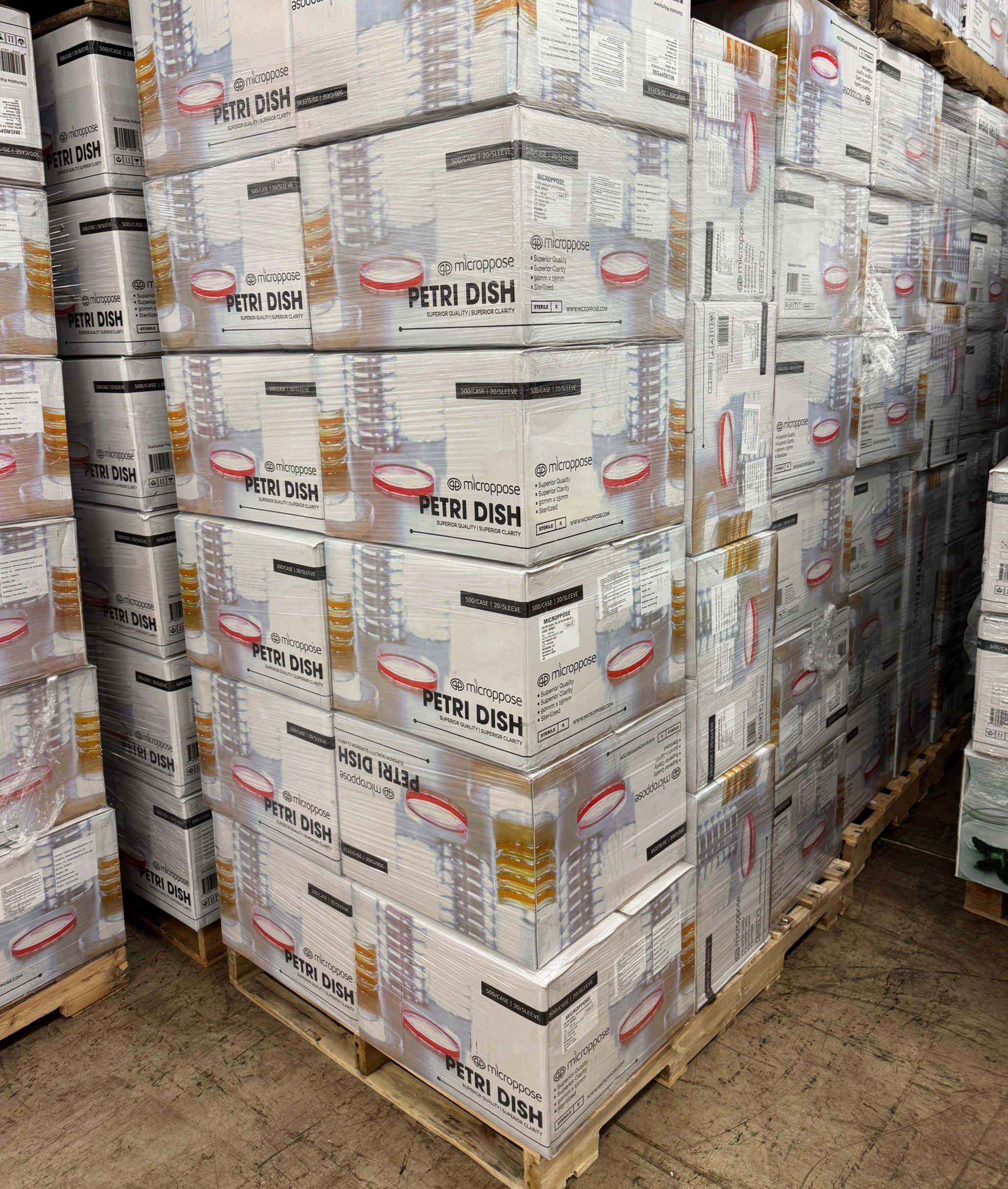 Standard/Disposable 90mm*15mm Polystyrene Petri Dish