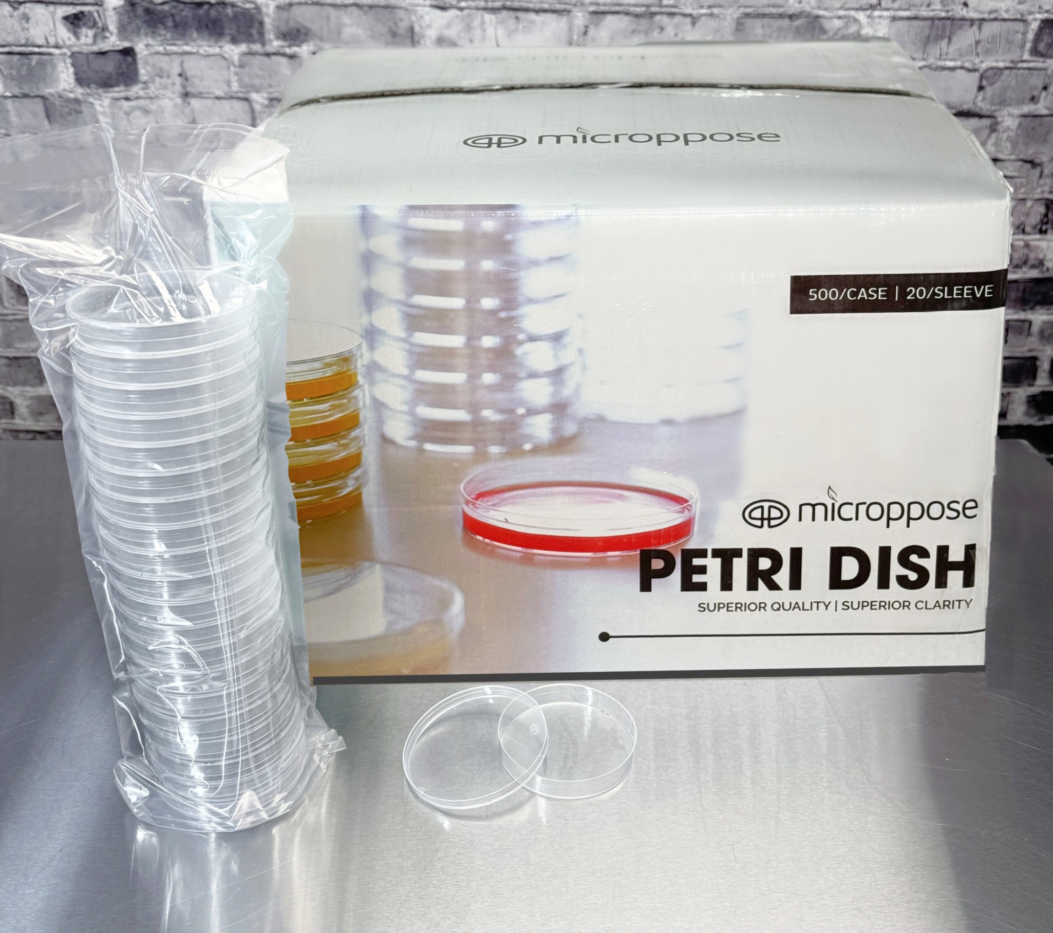 Standard/Disposable 90mm*15mm Polystyrene Petri Dish