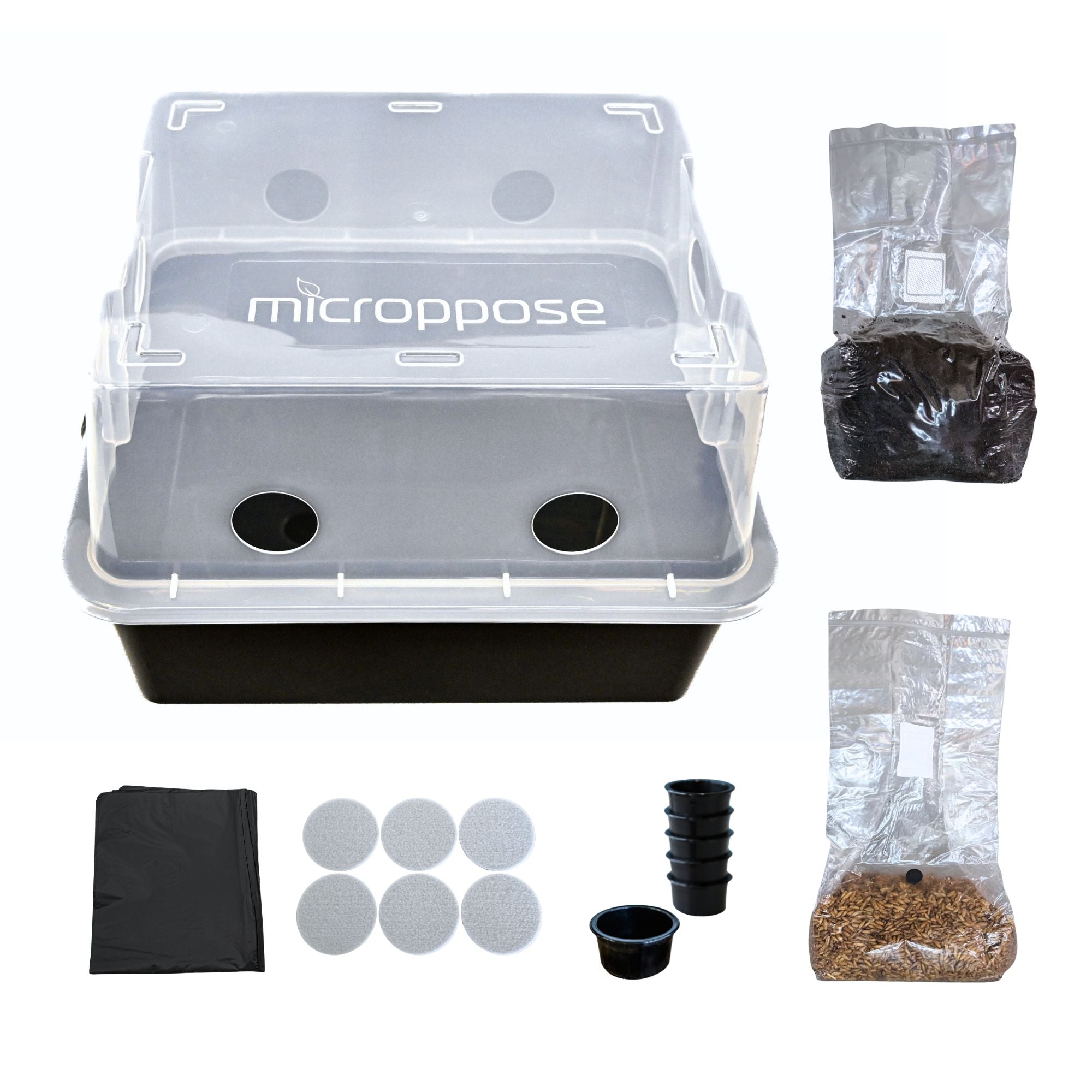 'Mark 1' Medium Mushroom Monotub Complete Grow Kit