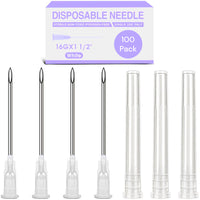 Sterile 16G 1.5" Luer Lock Disposable Syringe Needles