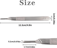 Stainless Steel Scalpel Handle #3 Size Blade Holder With Blade Samples