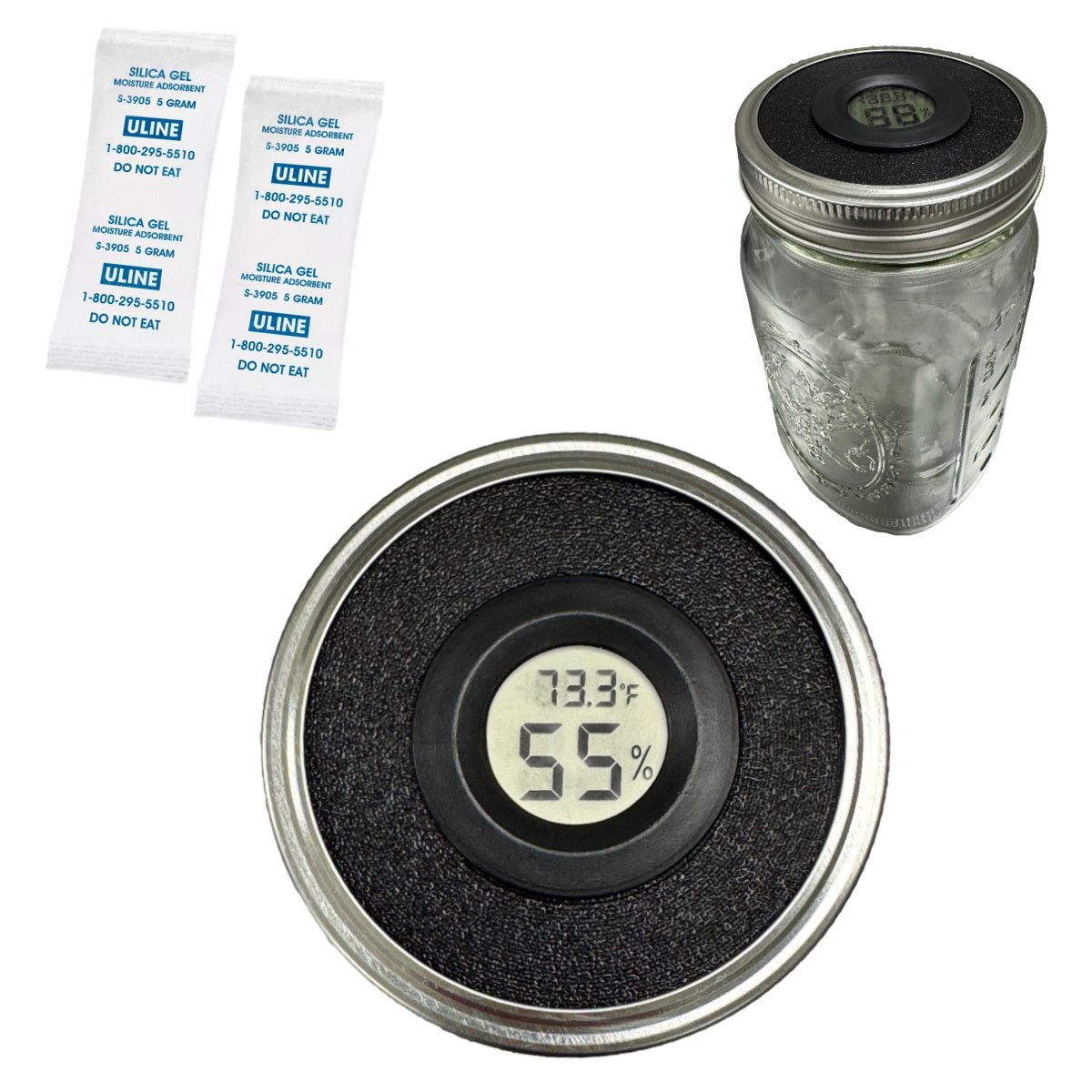 Microppose® Smart Storage Lid – Humidity-Controlled Storage for Mushrooms & Herbs